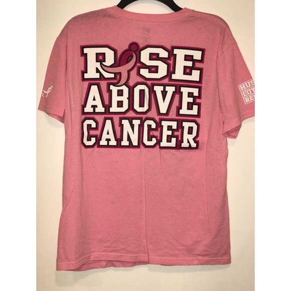 WWE John Cena Rise Above Cancer T-Shirt - Picture 3 of 4